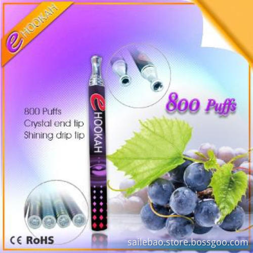Best selling various flavor 800 puffs one part disposable e-hookah